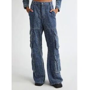 Diesel d-sire buckle style cargo jeans